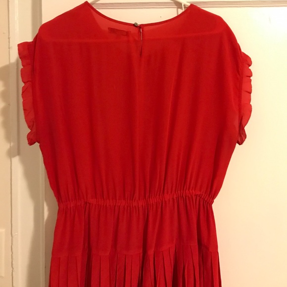 Madewell Silk Drop Pleat Dress - Picture 4 of 10